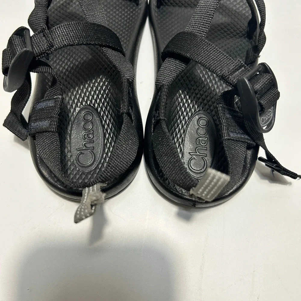 Chaco Kids Z1 Ecotread Sandals Black Youth Size 3 Adjustable Straps Hiking